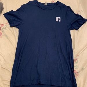 Distressed facebook t shirt